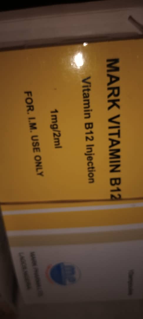 vitamin b12 injection price in nigeria Vitamin B-12 Injectable Solution main image 0